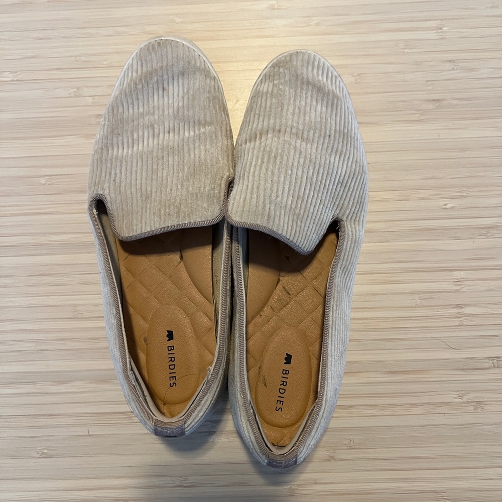 Birdies The Swift- Oatmeal Corduroy Flats